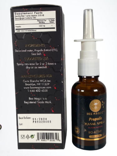 Bee Magic – wholesale Näsvård – Propolis 5% nässpray, Kosher OU2