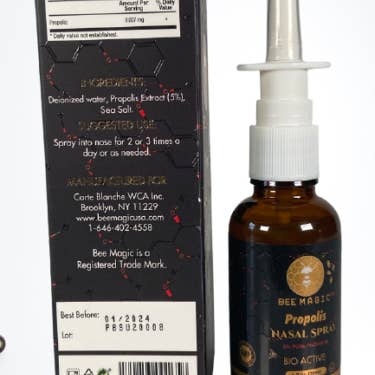 Bee Magic - Vendita all'ingrosso Cura del naso - Spray nasale al 5% di propoli, Kosher OU2