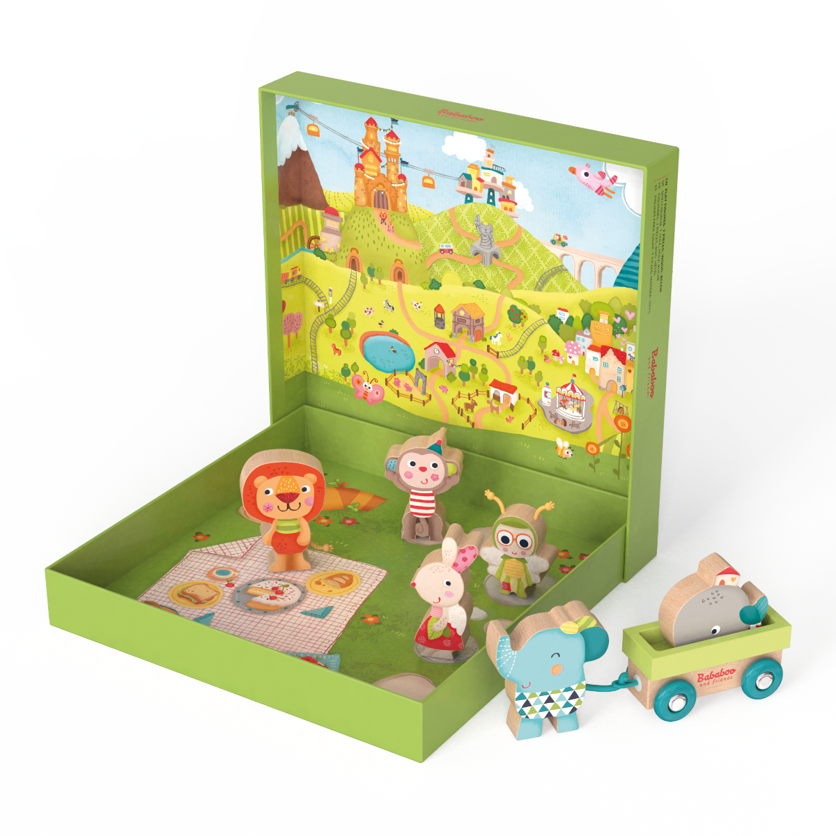 Bababoo and friends® - Wholesale Wood Toy - Kids - Bababoo and friends Wooden Play Figures [18+ Months]3