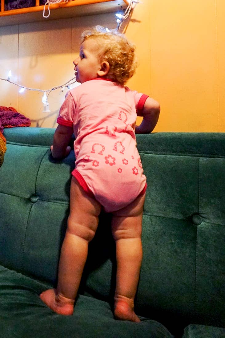 Doodle Pants – wholesale Bodysuit (non-footed) – Baby – Pink Horse Baby Western Bodysuit3