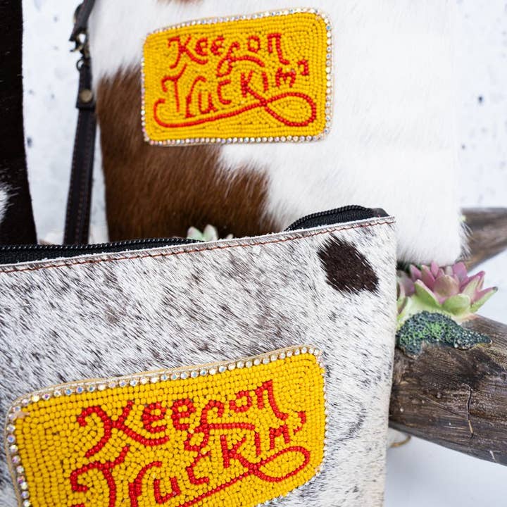 Wholesale Accessory Market - Wholesale Clutch Bag - Women's - Keep On Truckin' Cowhide Wristlet Clutch2