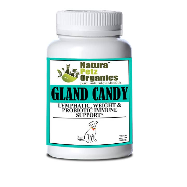 Natura Petz Organics - Wholesale Pet supplement – Cat/dog - Gland Candy Omega 3 & 6 Lymphatic, Weight & Probiotic Immune Support *