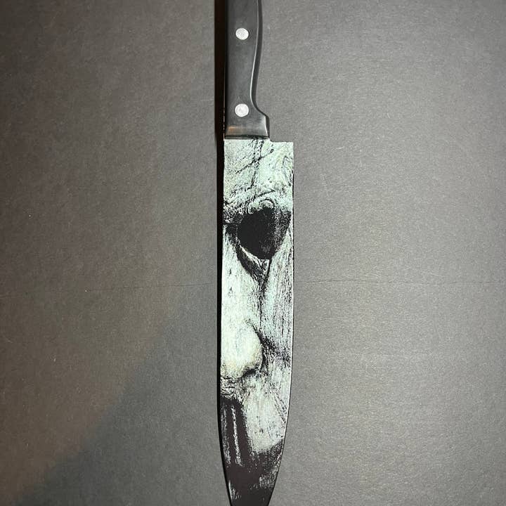 Dead Dave Designs - Wholesale Kitchen/Utility Knife - Michael Myers 2018 Kitchen Knife With/Without Sublimated Stand
