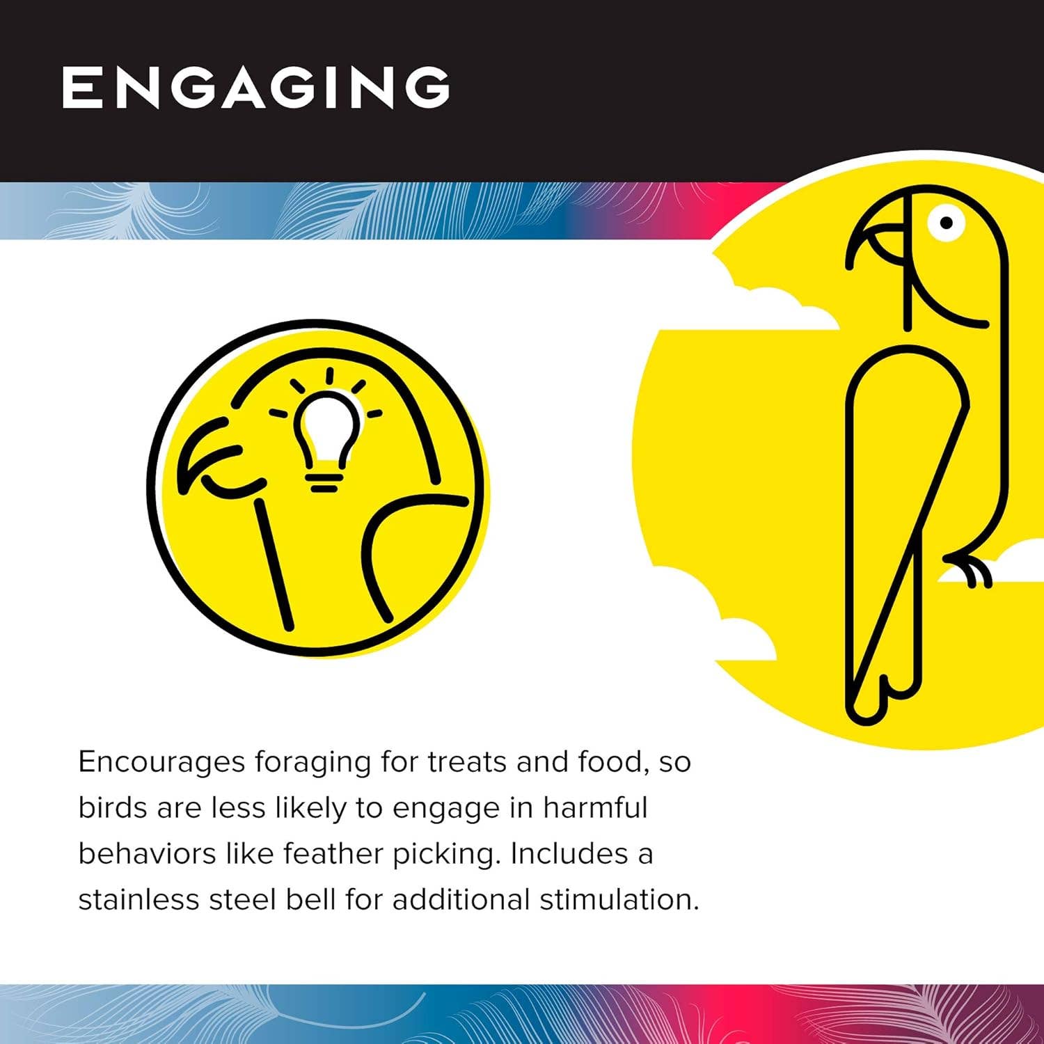 Caitec Inc - Wholesale Bird Swing/Toy - Nest Material Holder1