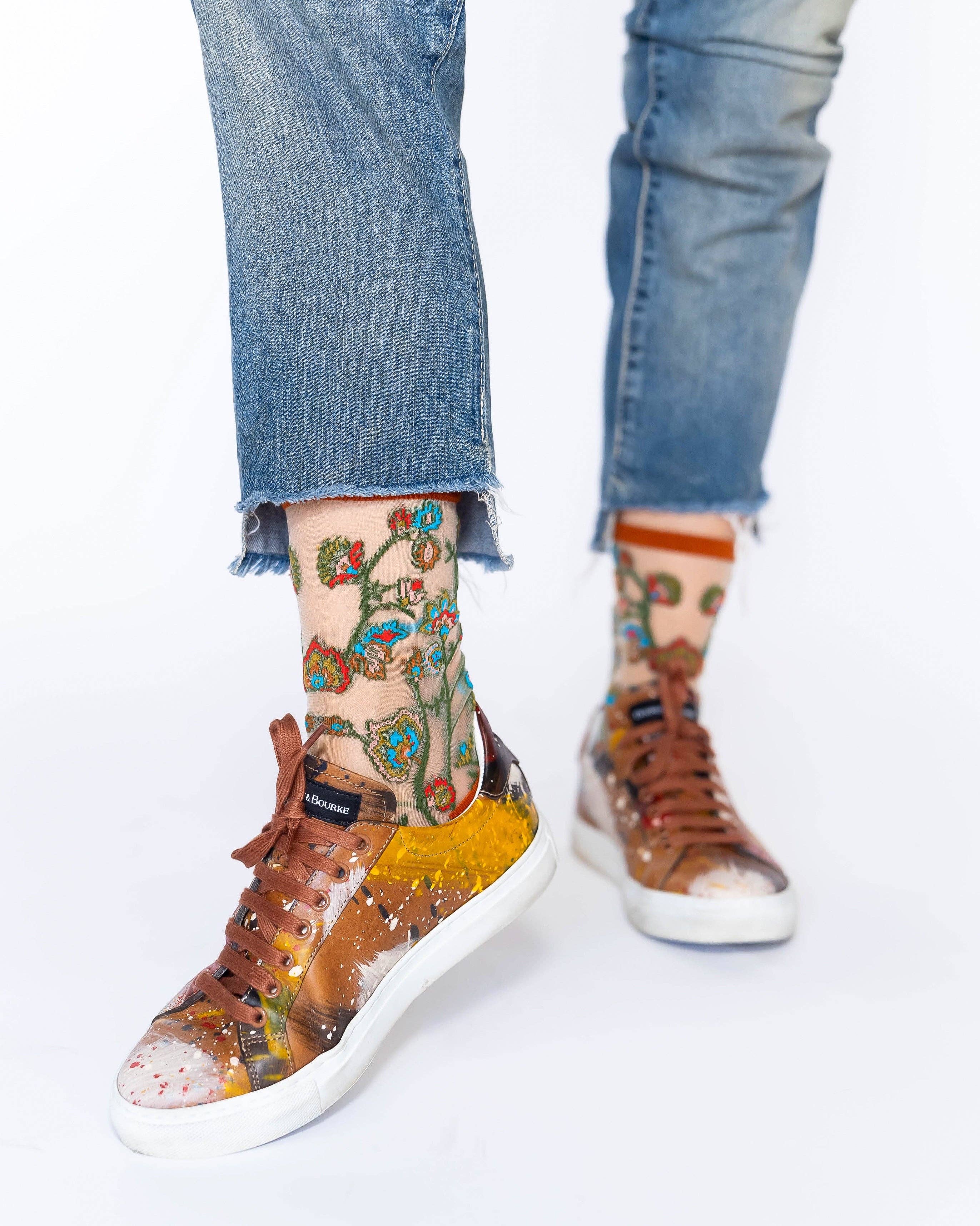 Sock Candy - Wholesale Socks - Women's - Tree of Life Sheer Crew Sock8