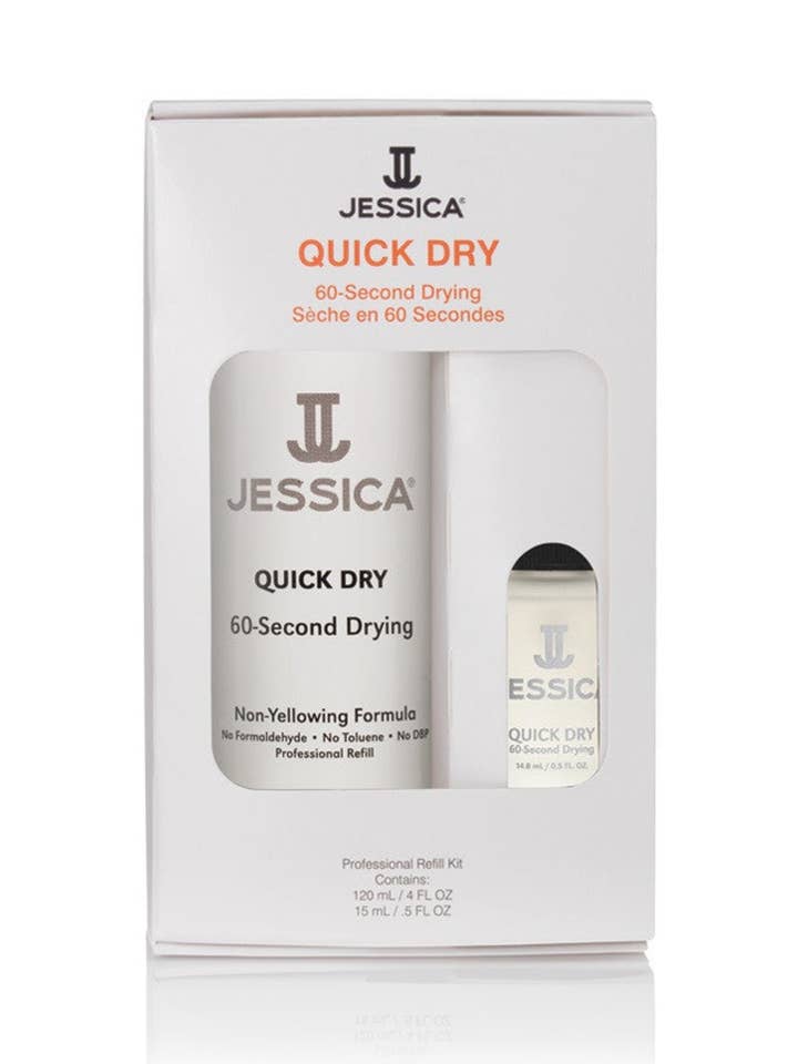 Kit de recharge professionnel à séchage rapide en 60 secondes pour la vente par Jessica Cosmetics