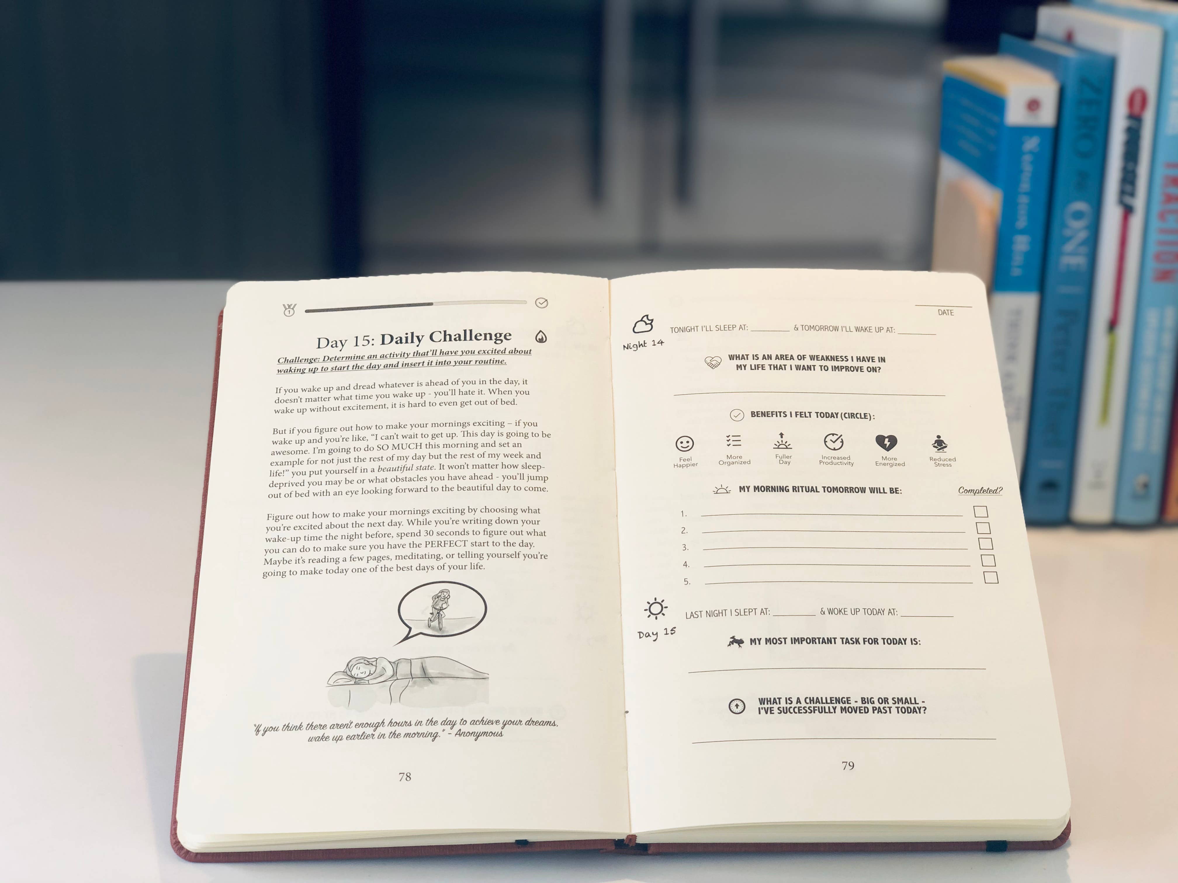 Habit Nest – Diário por atacado – The Morning Sidekick Journal - Planejador guiado para as melhores manhãs8