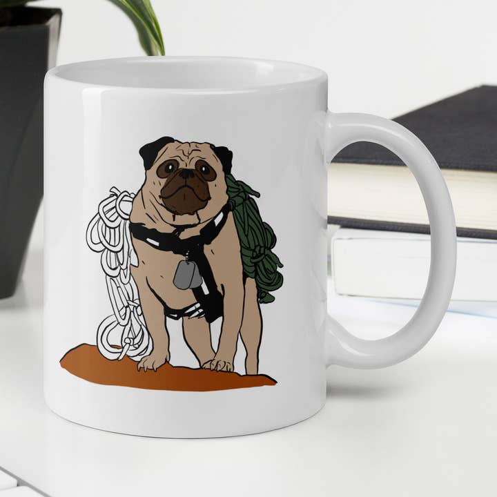 Vinny the Pug Coffee Mugs for wholesale by Club No-Kill 2027 Coffee Mugs