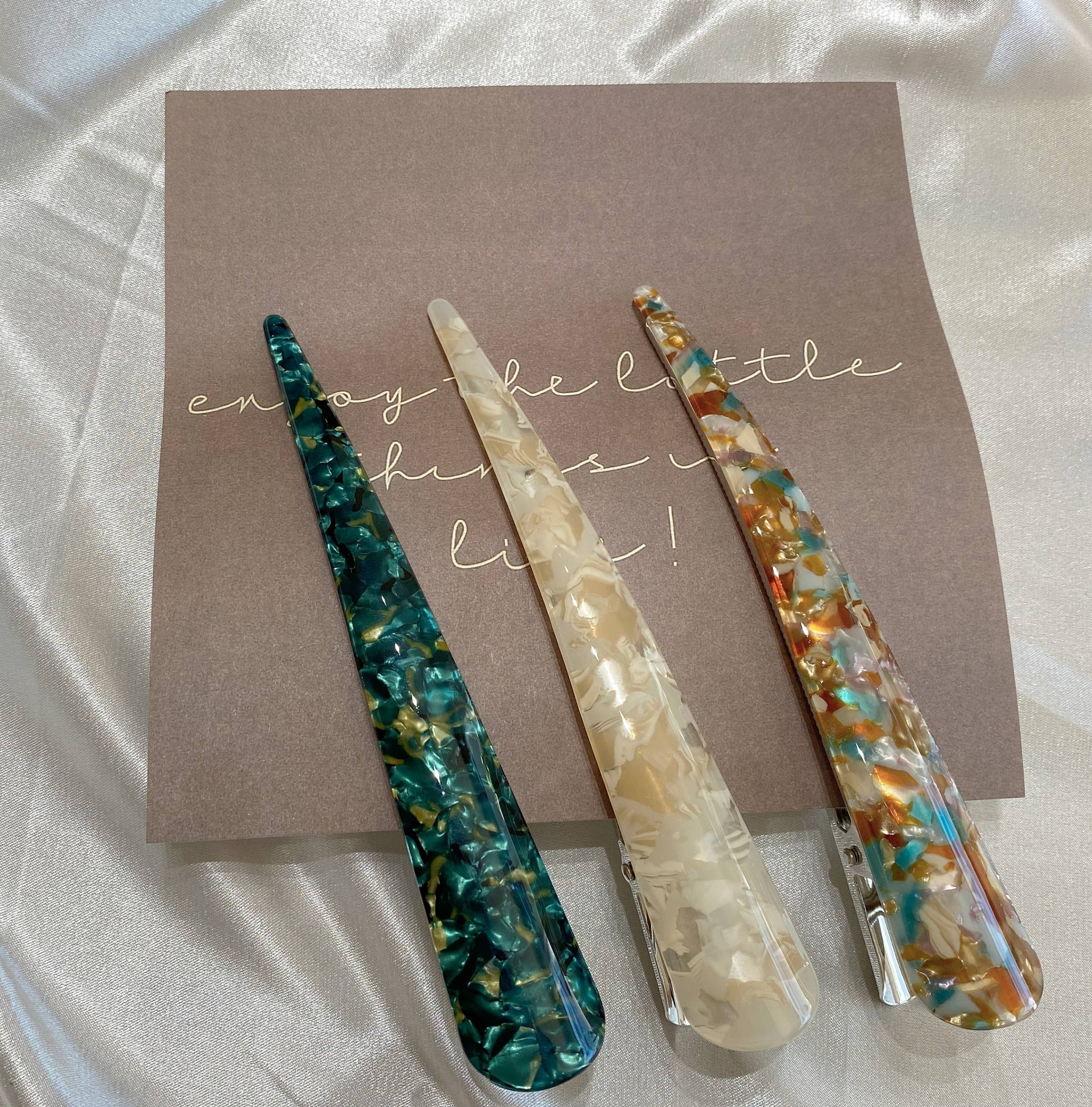 LadyJuneAccessories - Wholesale Haarclip - Dames - Acetaat haarspeldjes, bananenhaarclip, haaraccessoires, clip12