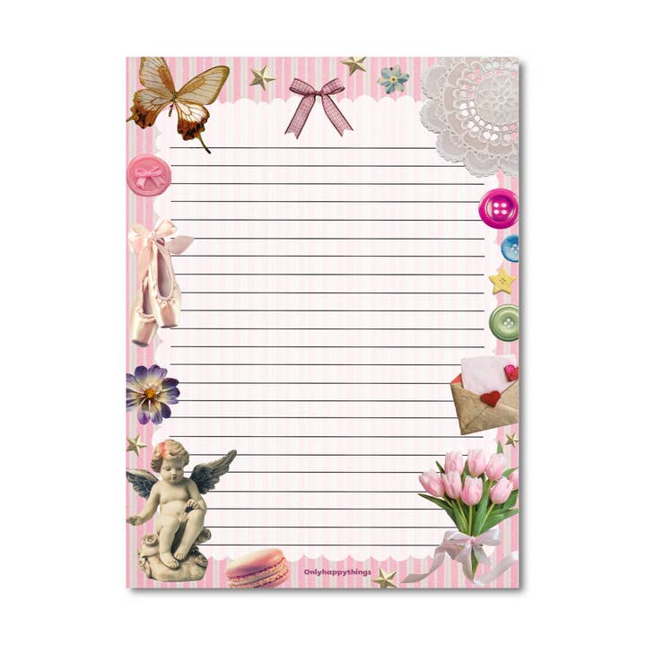 Bloc de notas cosas pequeñas encantadoras A5 para venta al por mayor de Only Happy Things Stationery