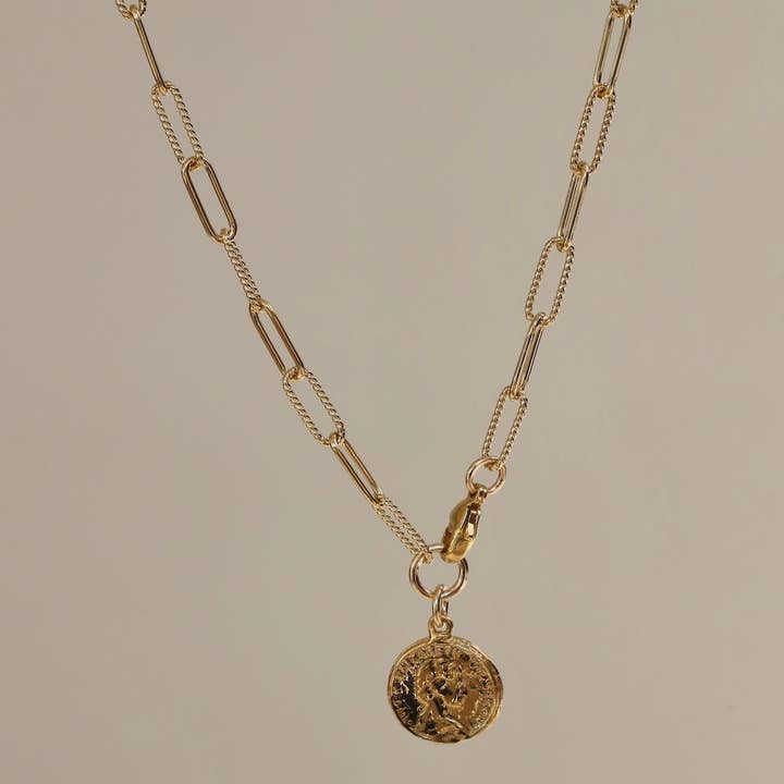 Katie Waltman Jewelry - Wholesale Pendant/Charm Necklace - LORA COIN NECKLACE