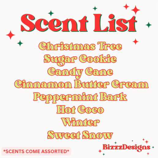 Bizzz Designs – Großhandel Auto-Lufterfrischer – Damen – Weihnachts-Lufterfrischer aus Filz, 7-teiliges Set | Weihnachts-Lufterfrischer3