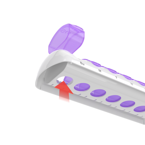 Apothecary Products LLC - Vente Pilulier - Pilules de voyage hebdomadaires Ezy Dose®6