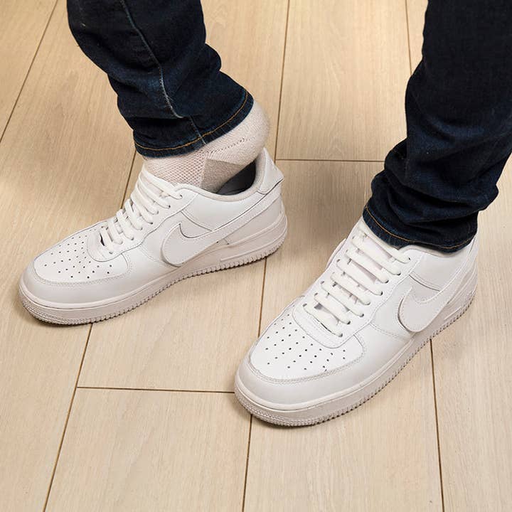 Kikkerland Design Inc - Wholesale Shoelaces - Unisex - White No-Tie Shoe Bands2