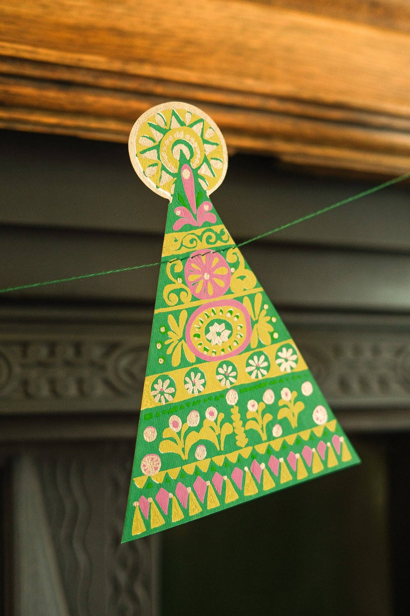 East End Press - Wholesale Bunting/Garland - UK/EU: Midcentury Trees Sewn Garland22