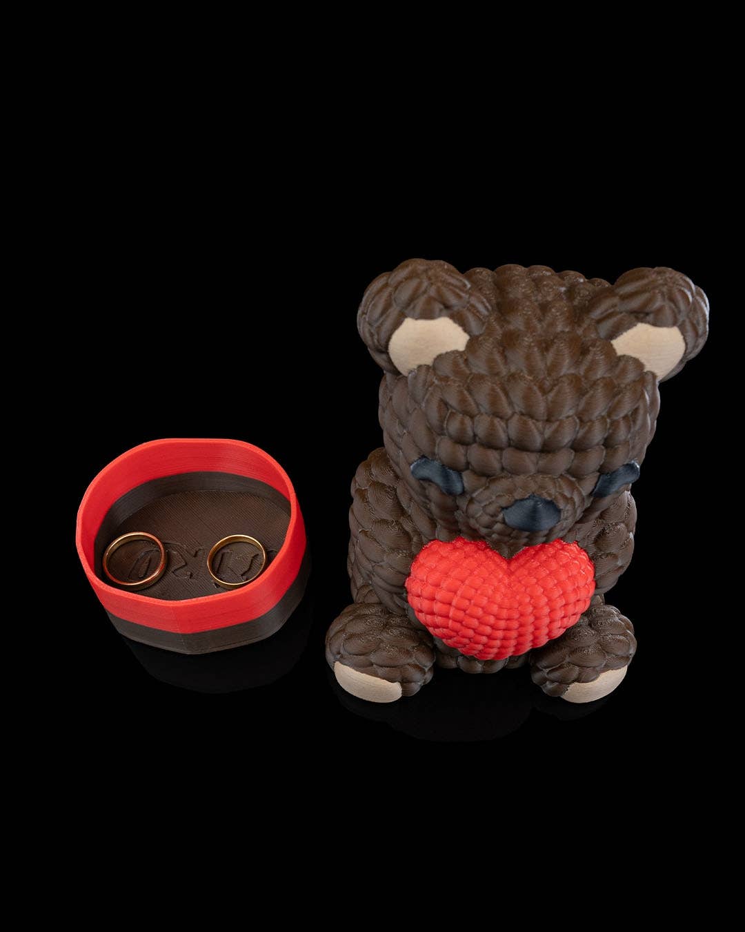 The Butler's Company - Wholesale Decorative tabletop object - Teddy Bear Heart Gift Container | Love Bear Keepsake Box5