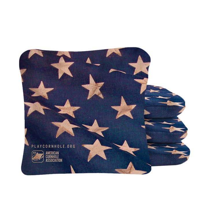 American Cornhole Association - Wholesale Cornhole - Cloth American Flag Synergy Pro Cornhole Bags
