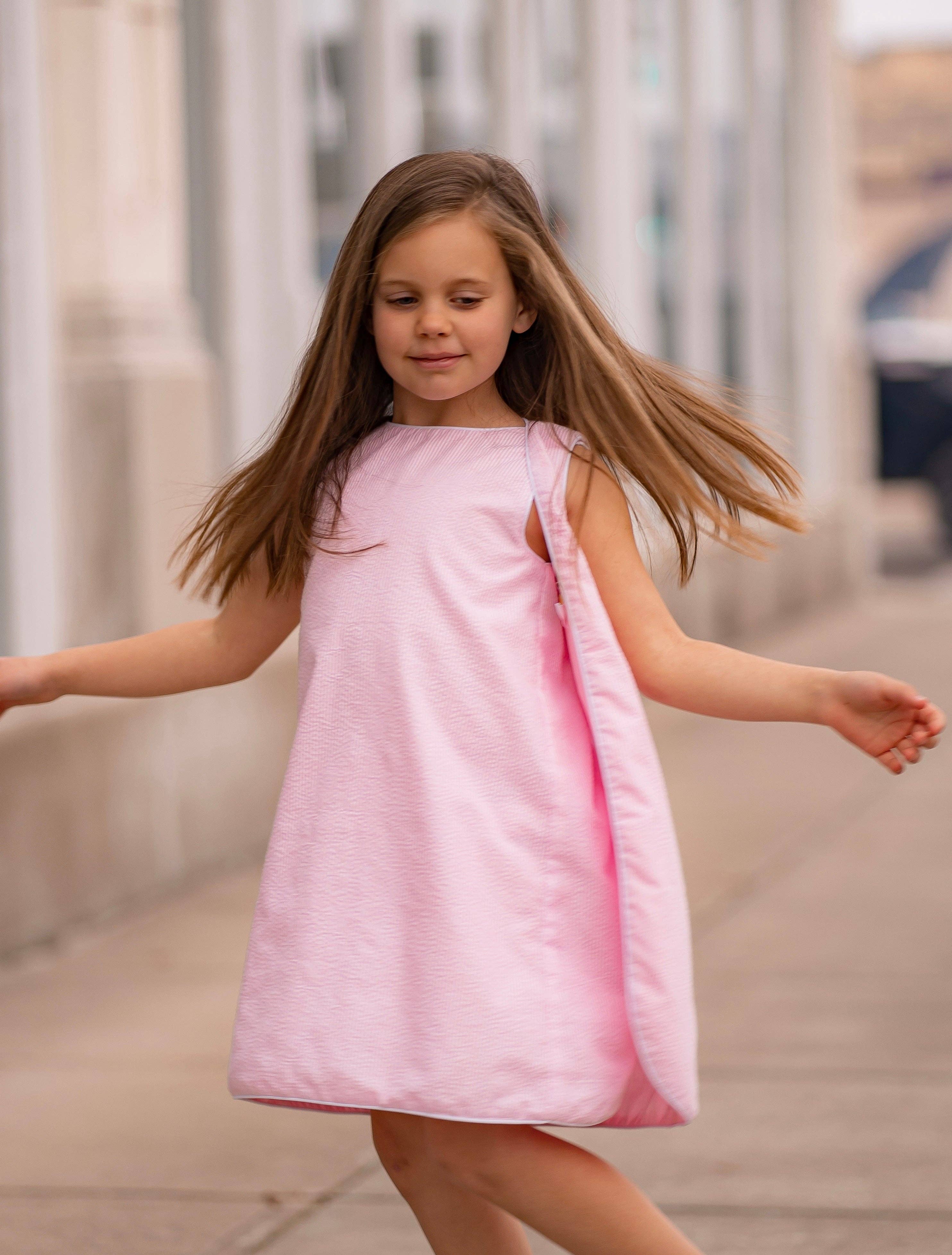 The Yellow Lamb – wholesale Klänning – Barn – Reagan Wrap VÄNDBAR2