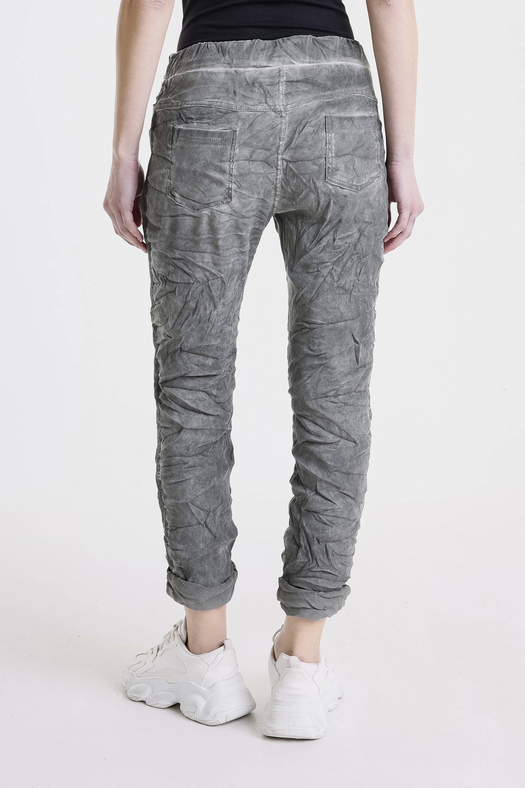 TINA Stephens Italy/Tees By Tina - Vente Pantalon – femme - Pantalon à bande tuxedo en suédine Kendyl (PL136U)15