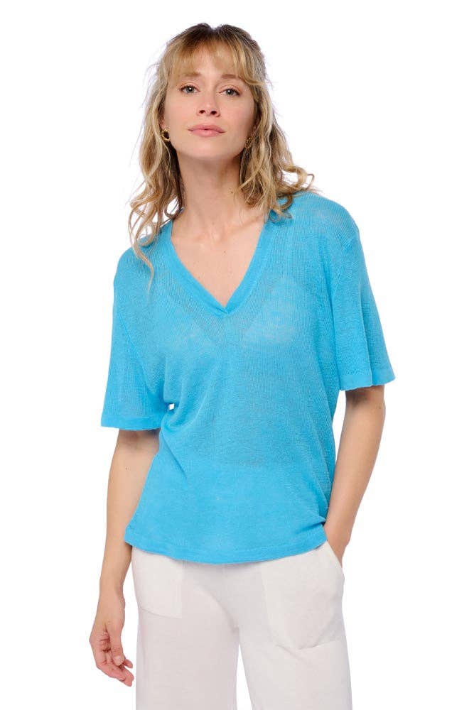 APOIL Cashmere – wholesale Stickad topp - Dam – Golfspelare0