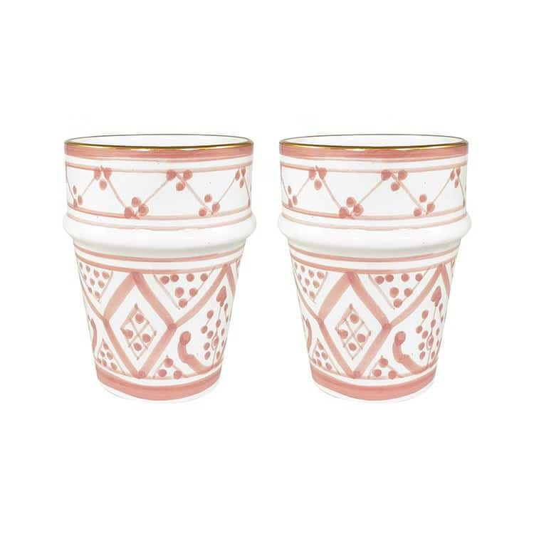 High crafty - Vente Tasse à café/thé - Tasses en céramique marocaine faites à la main avec ornements en or pur12