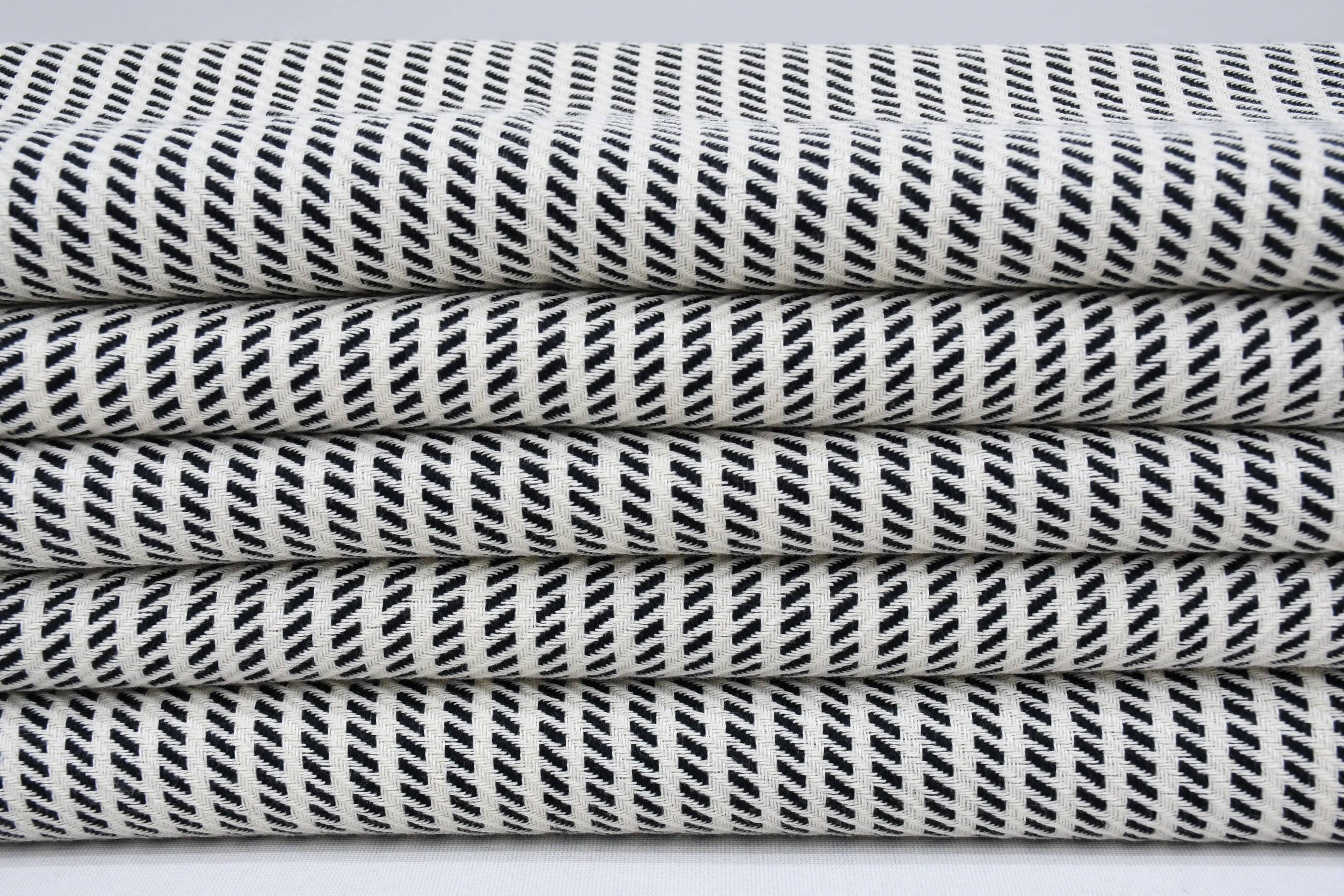 Organic Turkish Towels – wholesale Handduk – Handduk, Elegant Svart Kökshandduk1