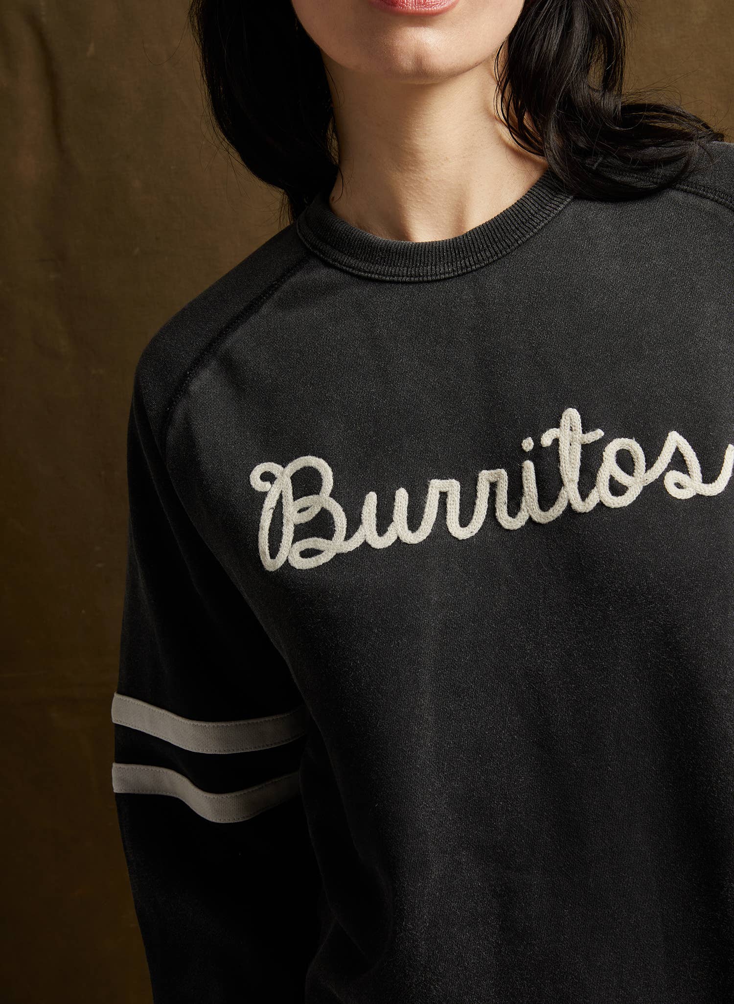 Pyknic - Venta al por mayor Sudadera estampada - Unisex - Burritos Chainstitch Cuello Redondo7