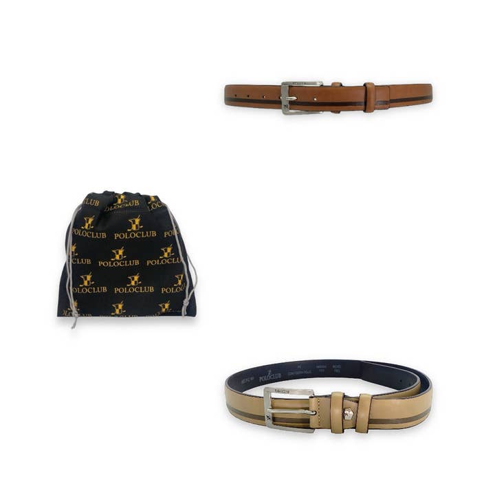 ALBAsrls - Wholesale Riem - Heren - Herenriem POLOCLUB 3,5 cm3