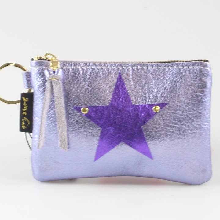 Den metalliske applique Kara-tegnebog: Star! for engroshandel hos Zina Kao Exclusives
