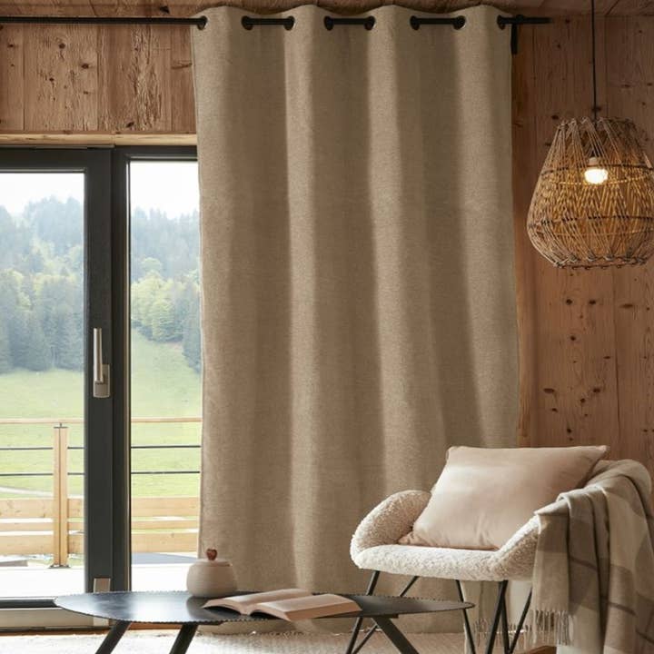 Housse De Rêve - Wholesale Curtain - Polar blackout curtain 140x240 cm Polyester Linen