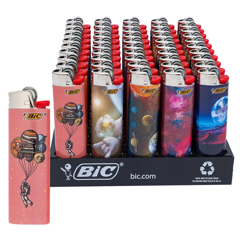Deluxe Import Trading - Wholesale Lighter - BIC Artistic Pocket Lighters - Assorted Designs0