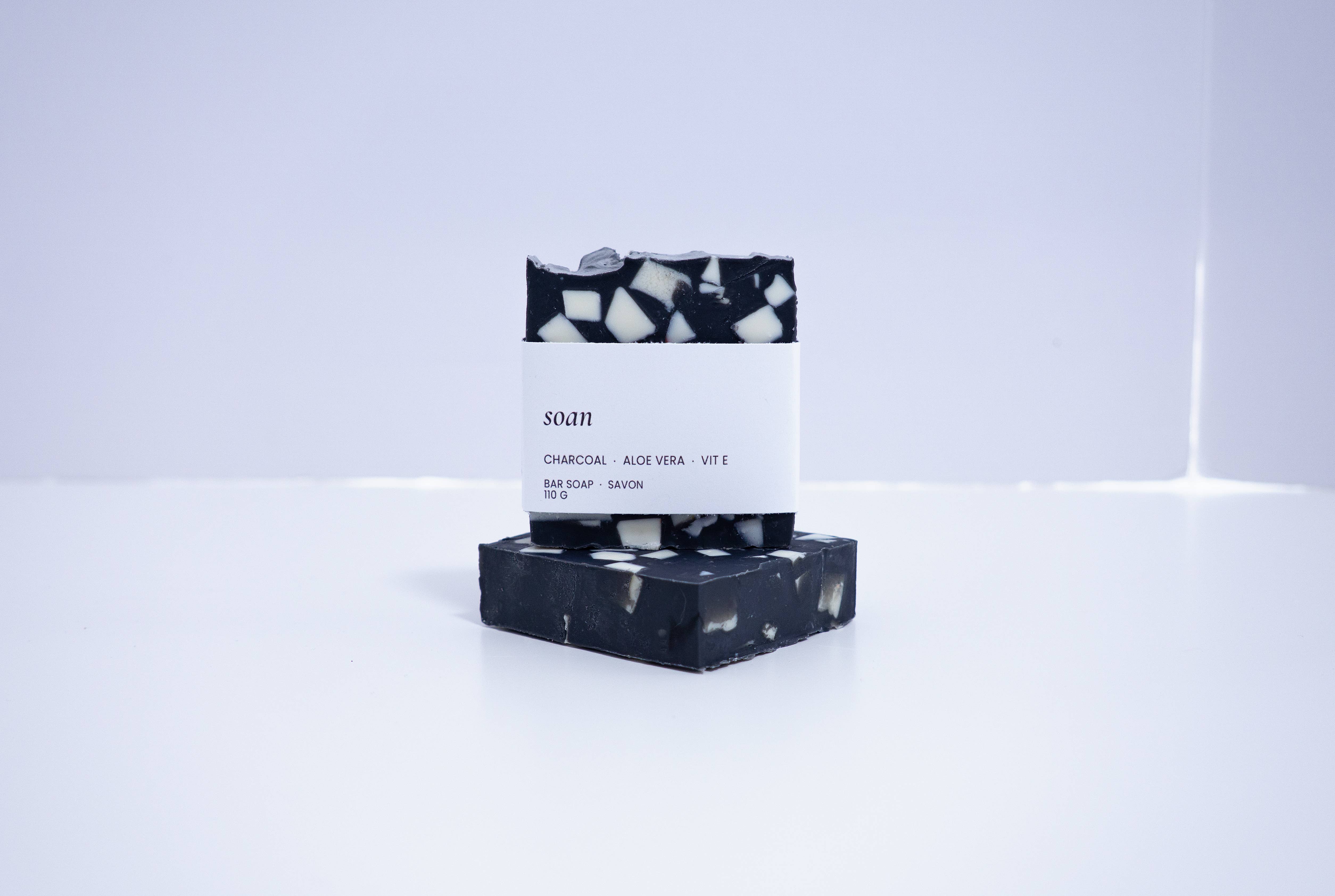soan - Wholesale Bar Soap - Soap Bar – Charcoal & Aloe Vera, Tea Tree & Eucalyptus2