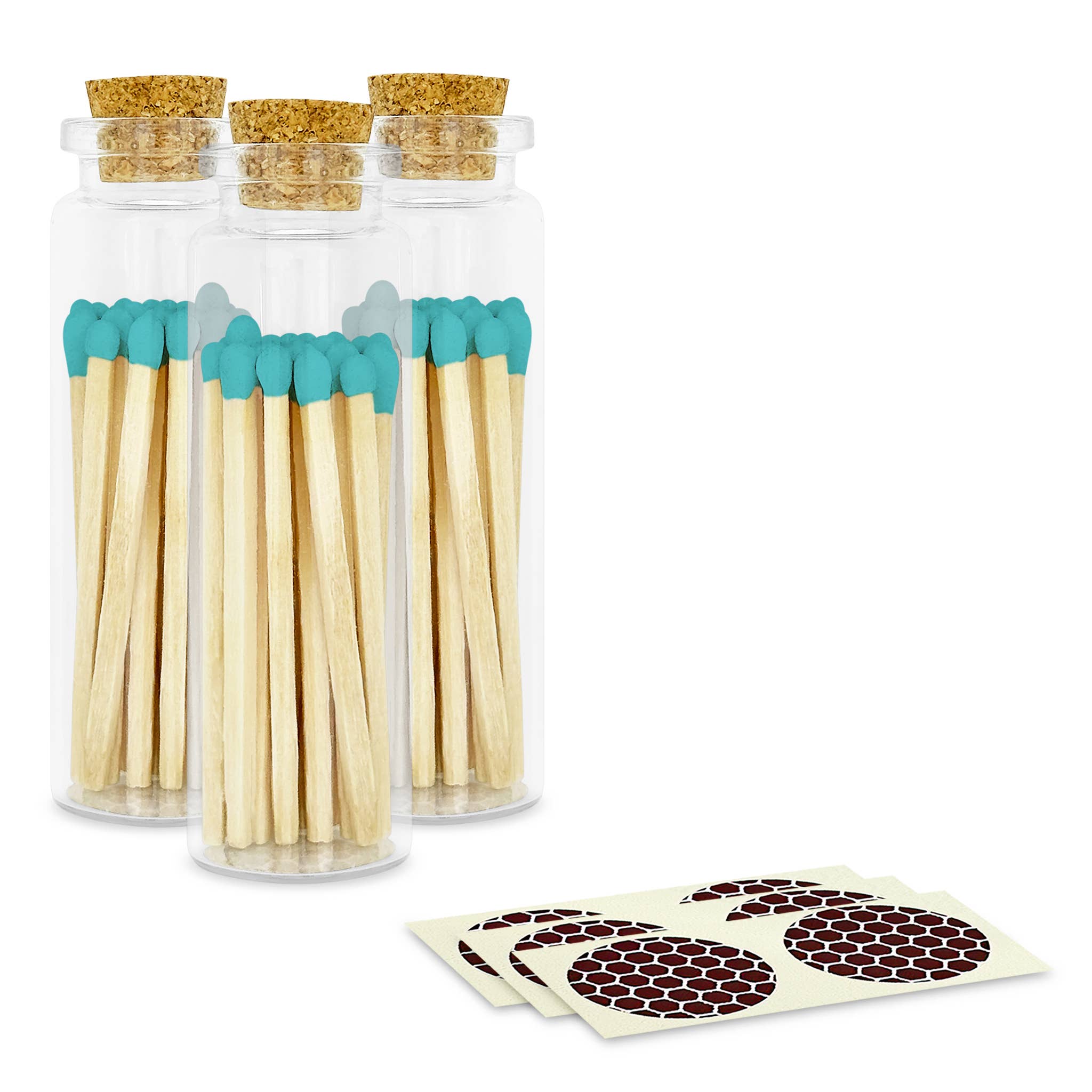 Thankful Greetings - Wholesale Matches - 2" Matches + Small Bottle - Color of Your Choice + Strikers17