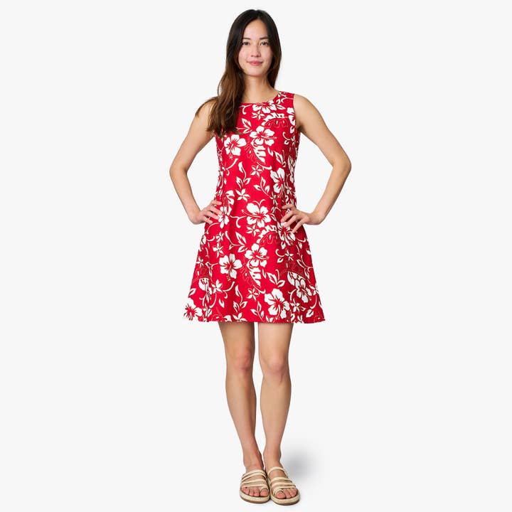 Hilo Hattie - Wholesale Dress - Women's - Classic Hibiscus Short Dress10