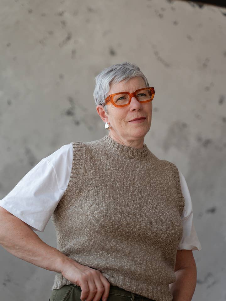 Oak Lomond Vest for wholesale by Hilary Jane Keyes