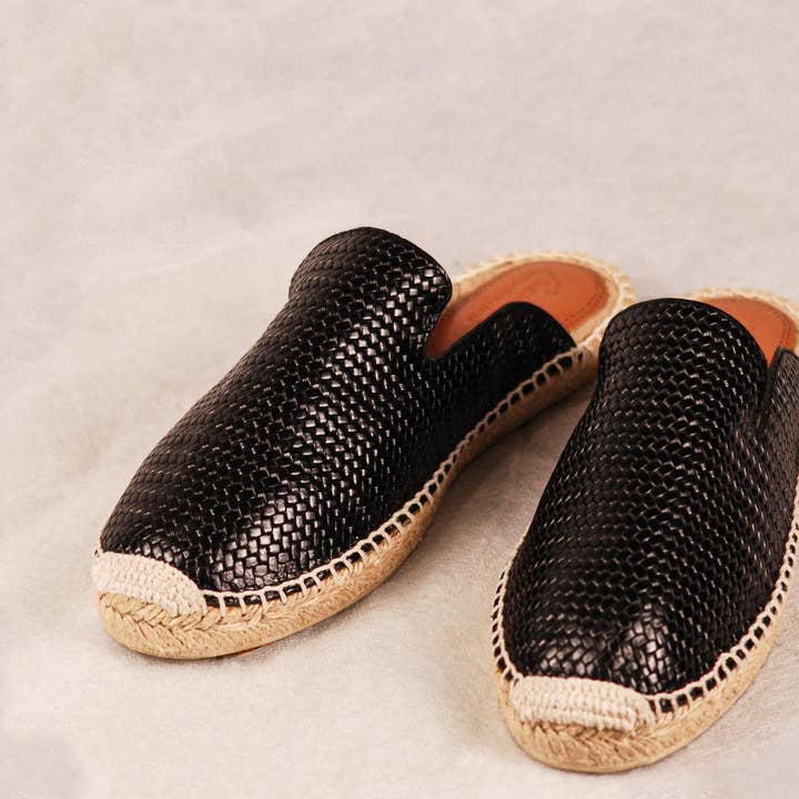 Eclipse Leather Mules for wholesale by Ecomilli, Inc