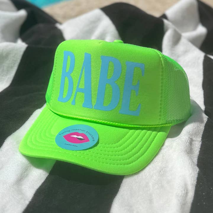 BABE TRUCKER HAT for wholesale by Funny Mother Truckers