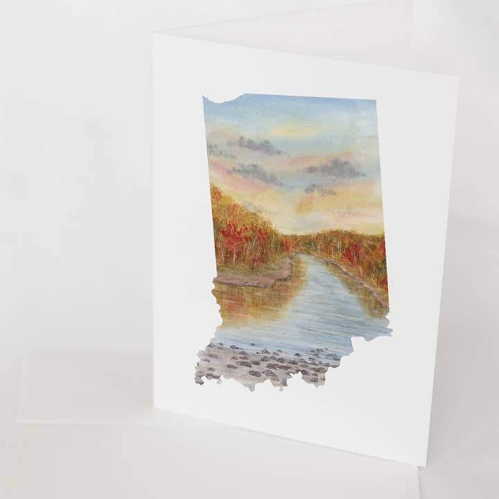 Indiana lykønskningskort for engroshandel hos Emilie Taylor