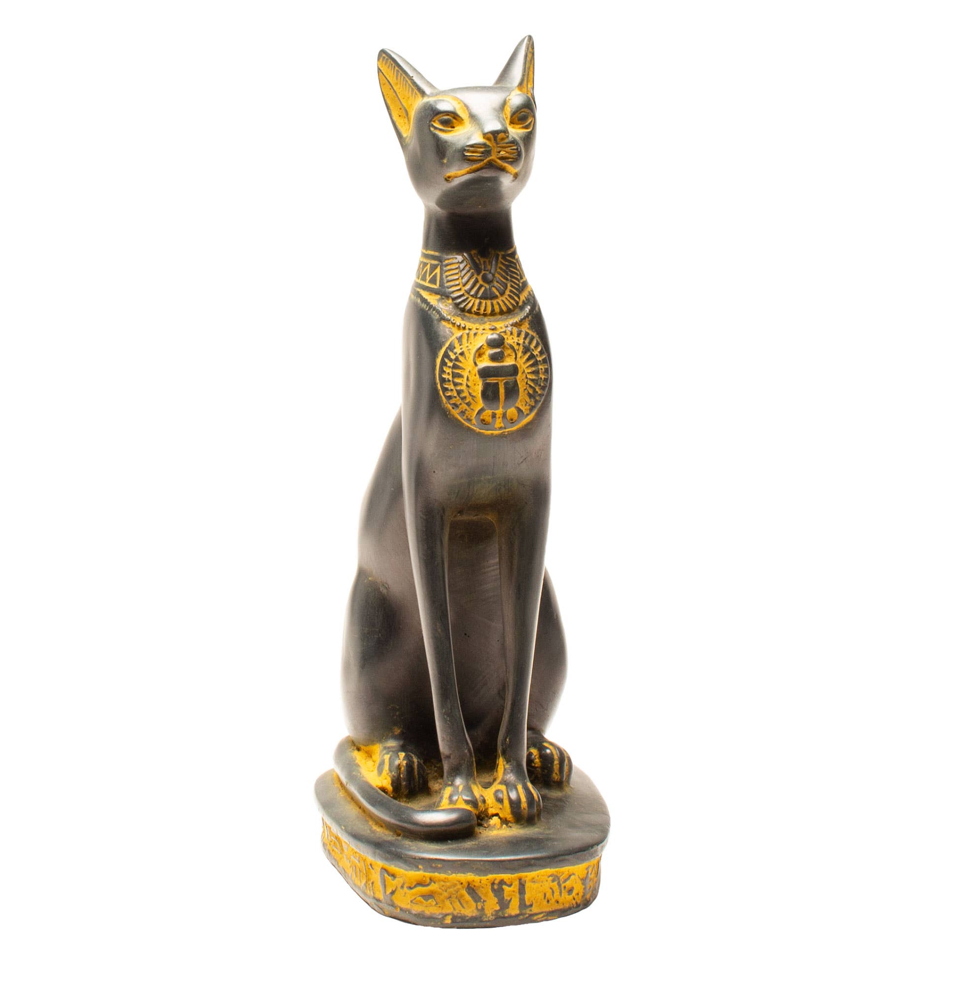 Discoveries, Inc. - Wholesale Decorative Figurine - Bastet Cat Statues - Black & Antique Gold - Egyptian Goddess4