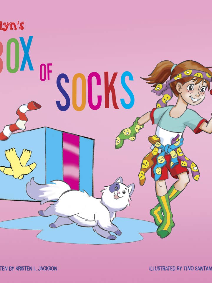 Boîte de chaussettes de Jocelyn pour la vente par Schiffer Kids