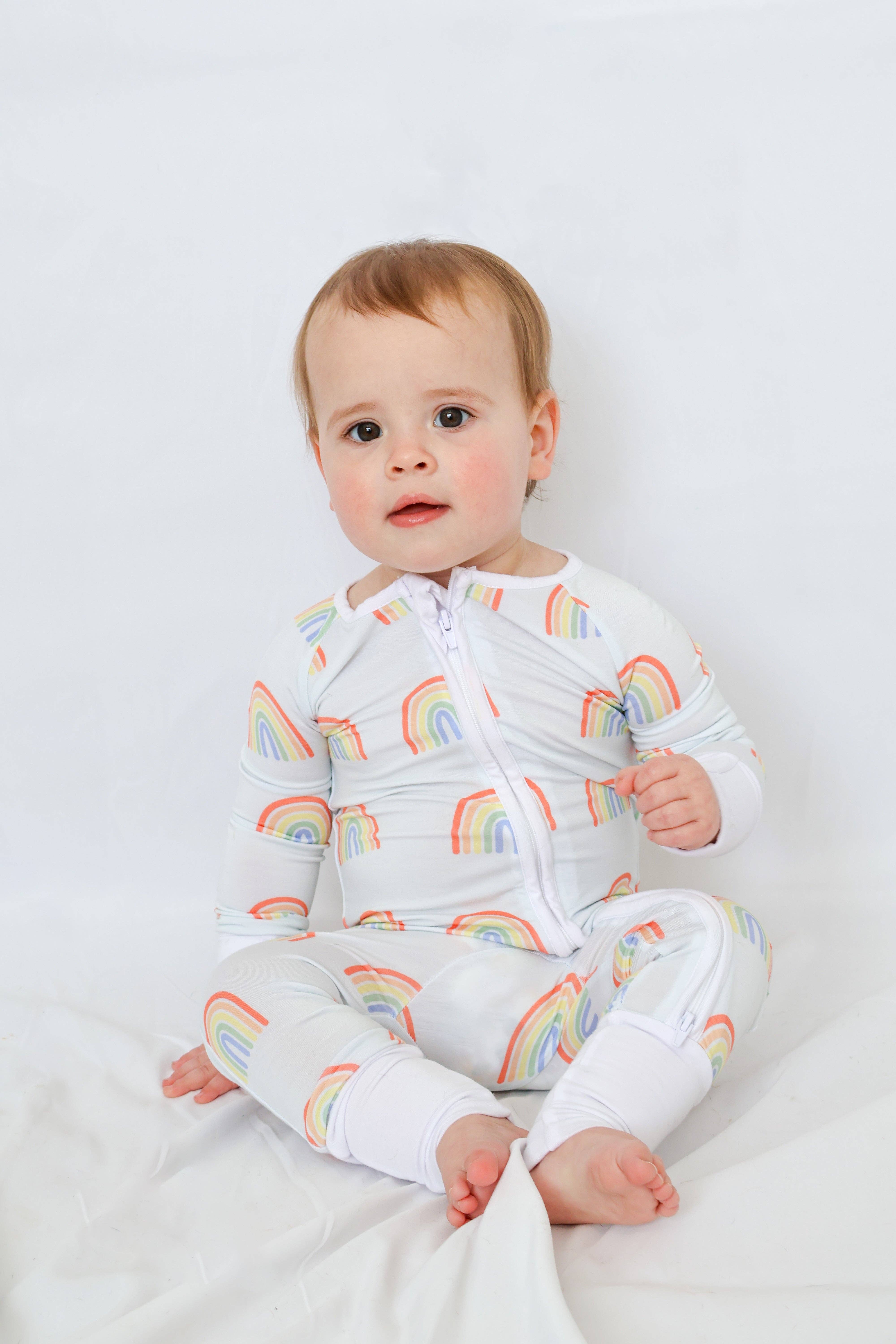 Sleepy Ducks - Wholesale Sleepsuit - Baby - Rainbow Baby Romper1
