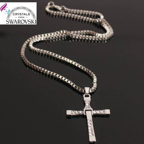 HTB - Venta al por mayor Joyería - Hombre - Collar y colgante cruz de hombre Fast and Furious