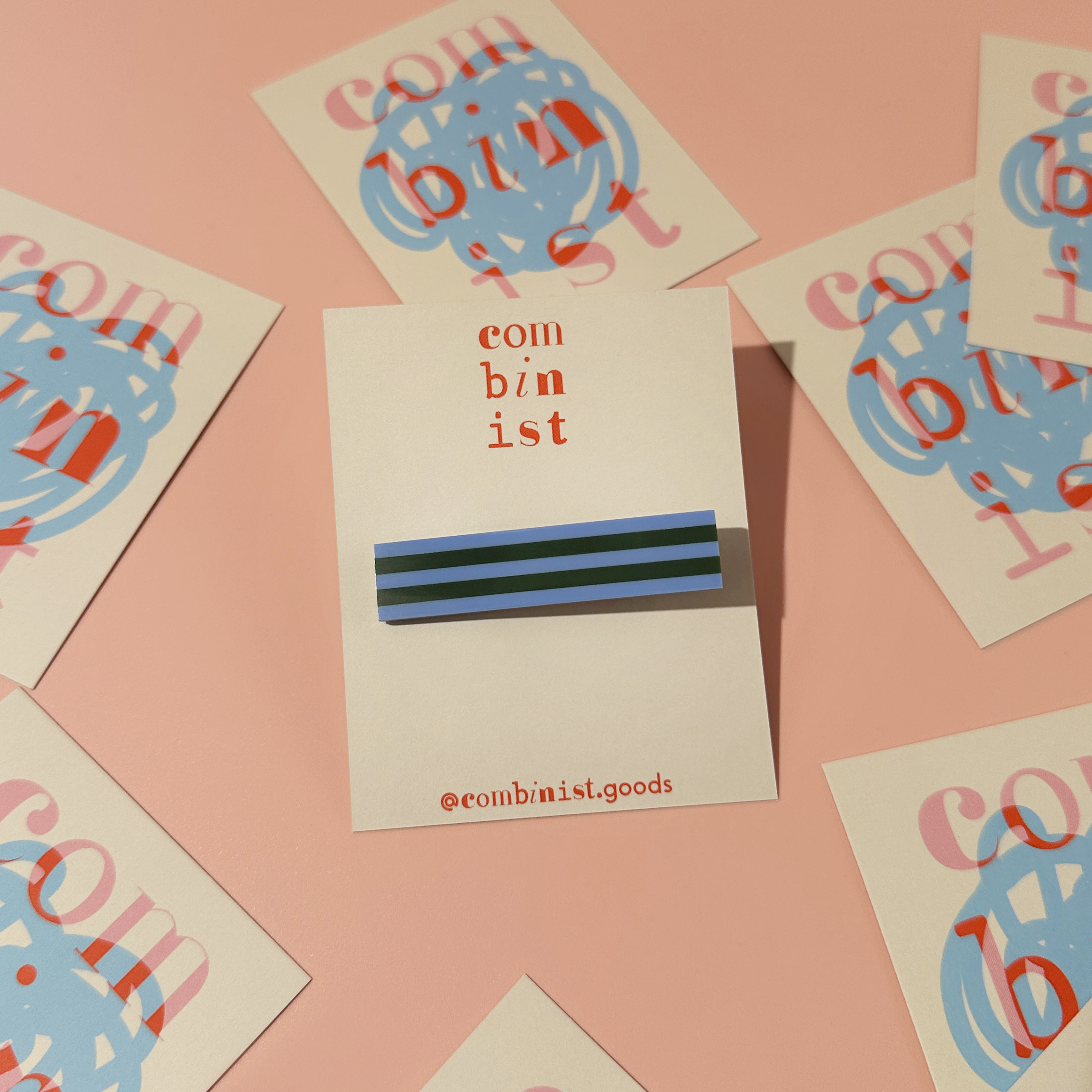 Combinist Goods - Wholesale Hair Clip - Women's - Striped Hair Clip | Large12