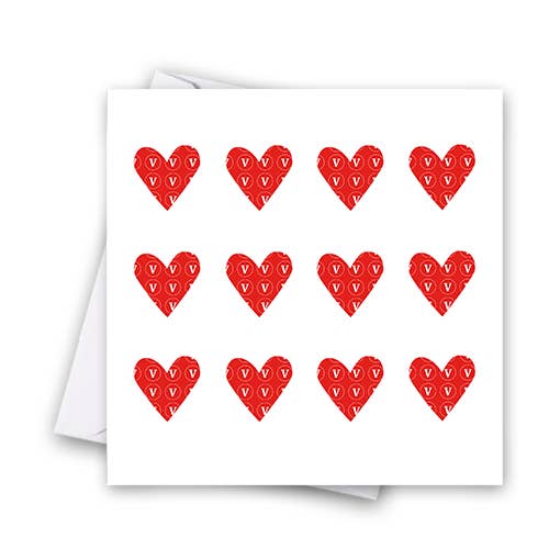 Biglietto d'auguri progettato con amore- San Valentino per la vendita all'ingrosso da parte di Catherine Loves