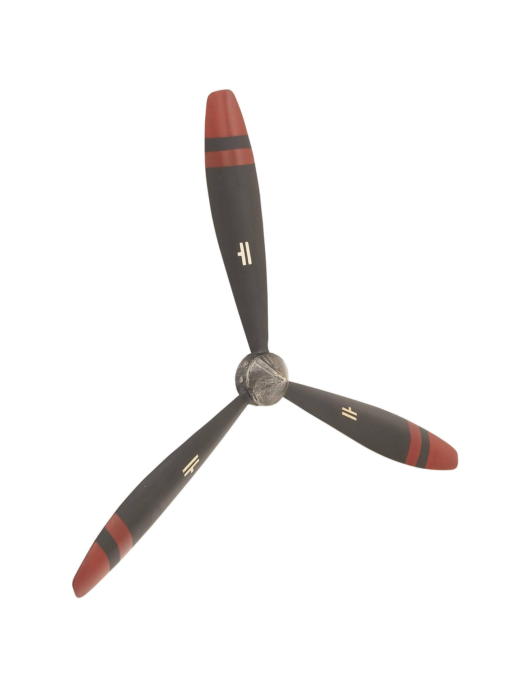 Import Corner - Wholesale Wall Accent - A-93228: METAL PROPELLER WALL DECOR 22"W, 25"H4