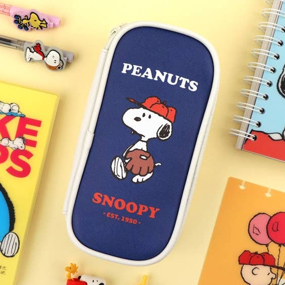 PEANUTS SNOOPY PEN POUCH - BASEBALL for wholesale by BCZShop