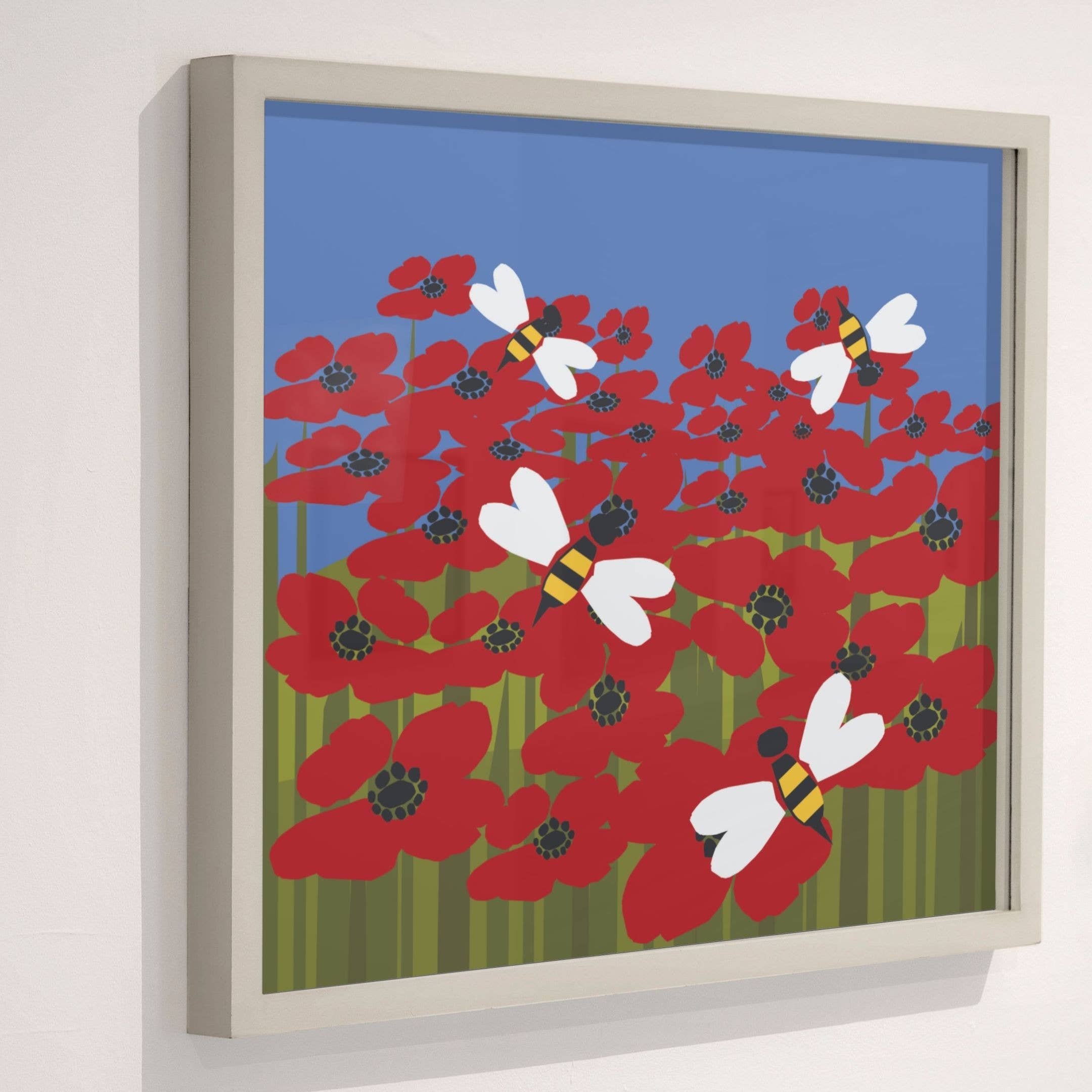 Urban Kolor - Wholesale Art Print - Kids & Baby - Wildflowers Red2