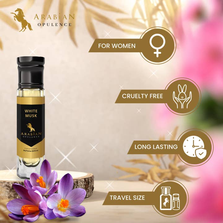 Arabian Opulence - Venta al por mayor Aceite de fragancias - FR297 WHITE MUSK - Aceite corporal perfumado, sin alcohol