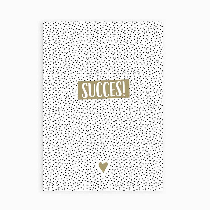 Postcard Good luck! for wholesale by Studio Hoeked