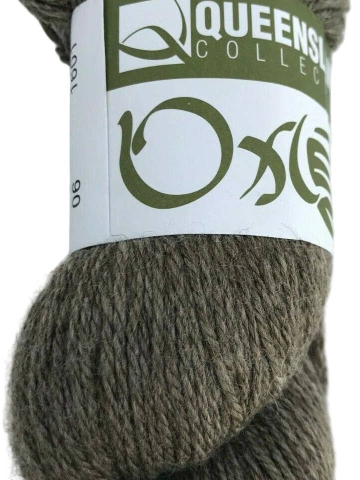 Queensland Collection Oxley #06 Grey Brown 100g Yarn Skein Yak Wool Sport Fine for wholesale by Garmy Books